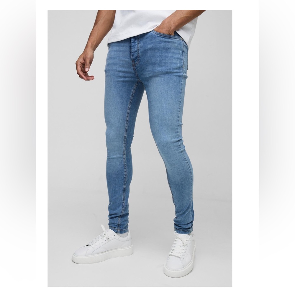 Blue Super Skinny Jeans